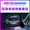 2PCS Car Rearview Mirror Protective Film Car Mirror Window Clear Film Anti Dazzle Waterproof Rainproof Anti Fog Car Sticker
