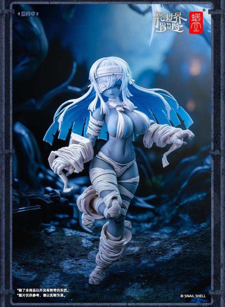SNAIL SHELL RPG 03 Zombie Girl Griza scale PVC ABS POM painted action figure 1/12 & &