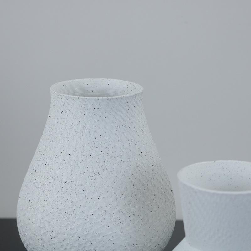 Modern Simple Resin Vase Ornaments Model House Sales Office Hotel Villa Living Room Study Stylish Soft Decorations