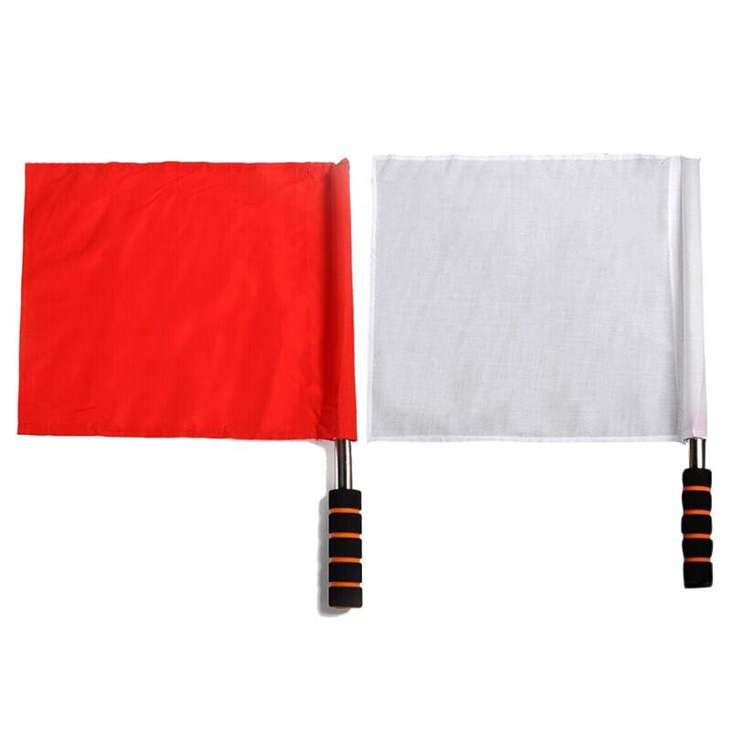 Signal and Referee Flag with Stainless Steel Pole Standard