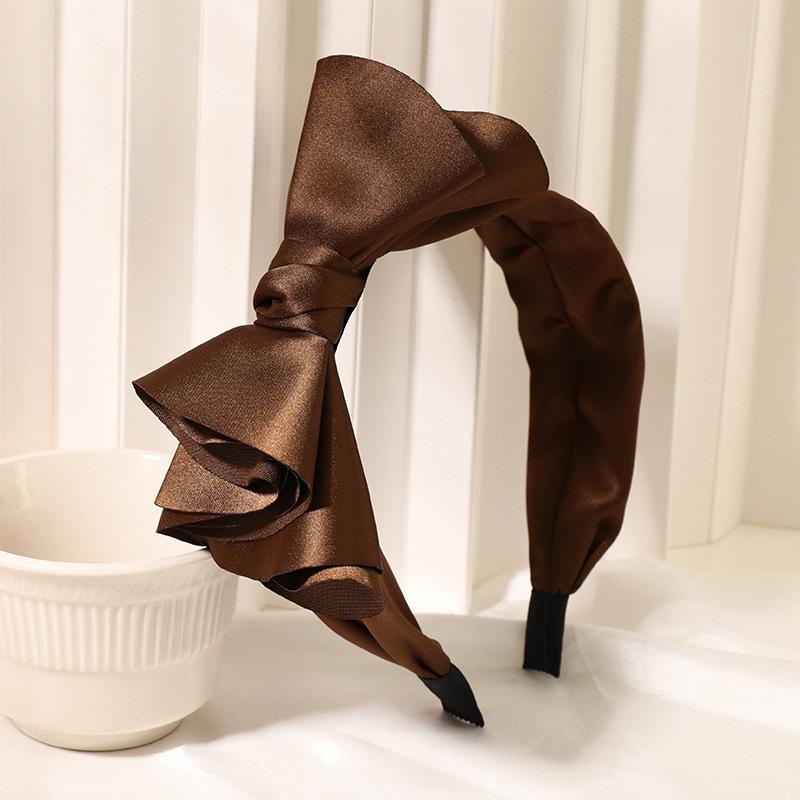 Fashion Satin Big Bow Rhinestone Hairbands Headbands Ornament Accessories For Women Hair Accessories