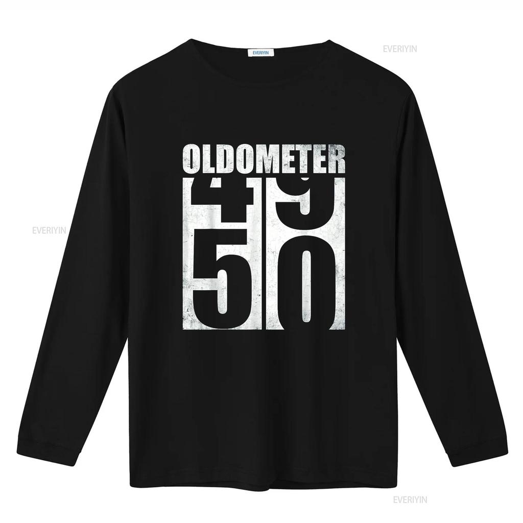 50. Geburtstag Oldometer 49 50 Vintage Lustig s T-Shirt vintage Gewaschen Leicht gedehnt Weich Vielseitig Bequem Atmungsaktiv