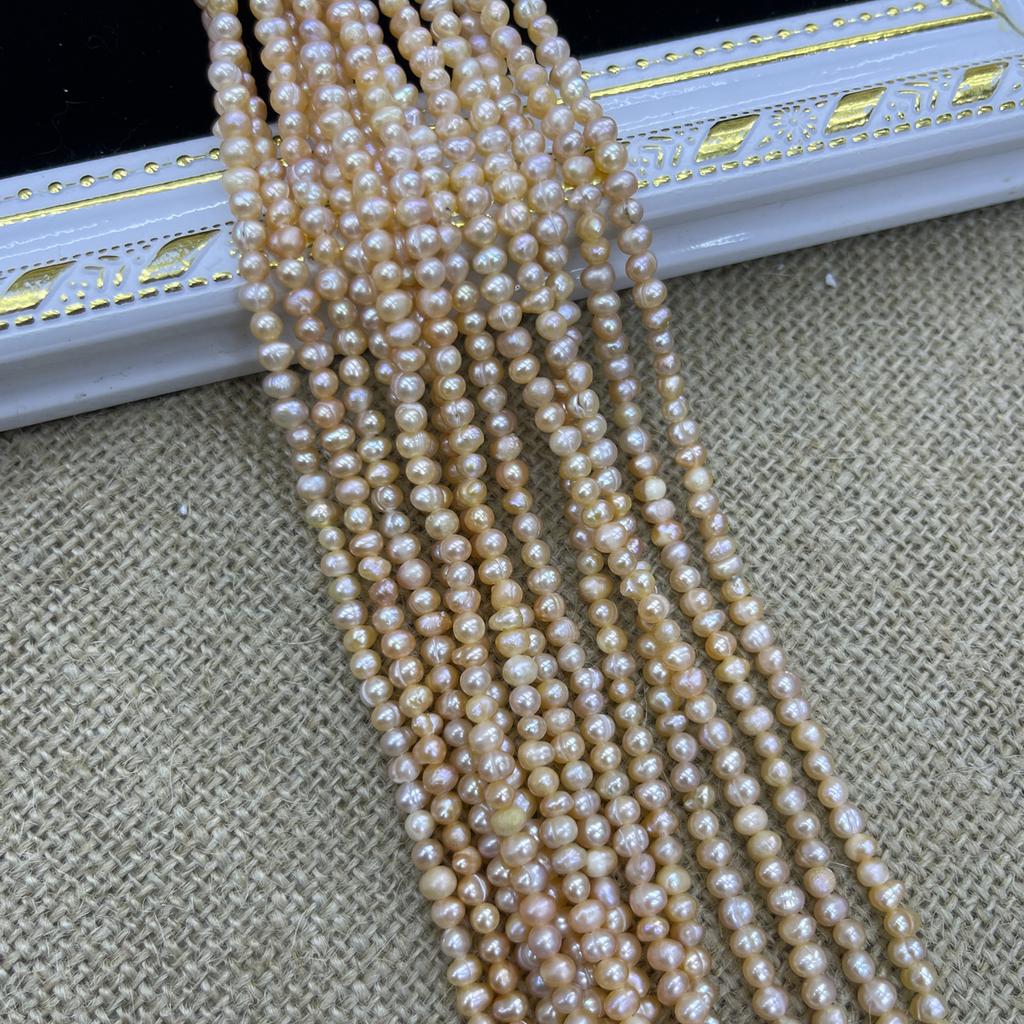 1String, Artificial Pearl Beads for DIY Necklace, Bracelet, Anklet, Accessories, Jewelry Making, Bridal Bridesmaid Crafts, Wedding Gift for Women 36cm