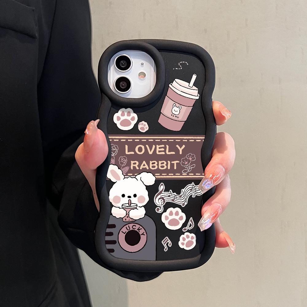 Big Wave Edge mykt silikonmateriale Macaron telefondeksel Støtsikkert beskyttende gummideksel til iPhone Samsung Huawei Honor Xiaomi Redmi OnePlus Moto