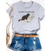Print Print T-shirt Basic Summer  Women's Fashion Crew-neck Trend Ins All-match