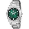 Velocità Slim Green Stainless Steel Men's Quartz Watch with Date R8853153003
