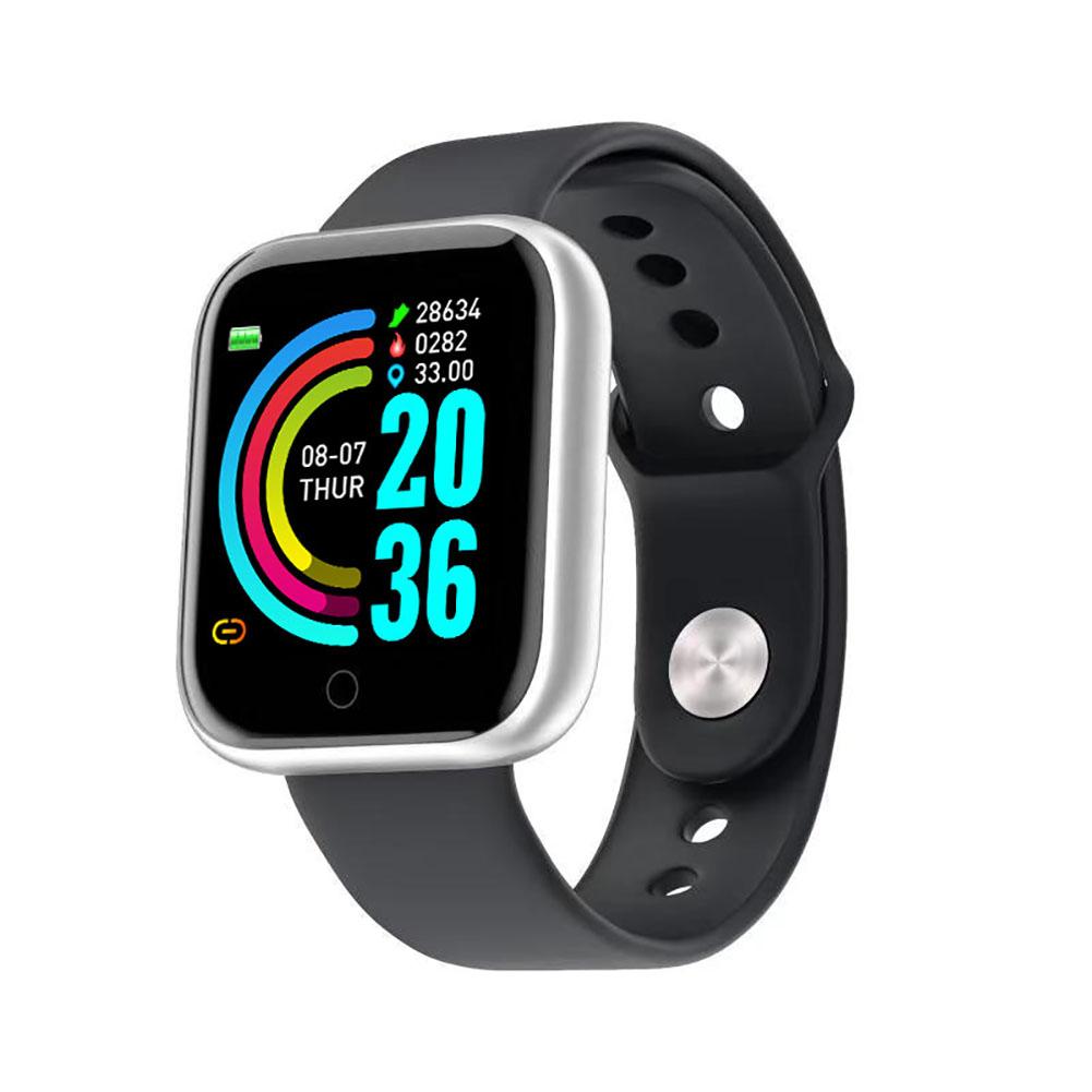 Y68 Smart Watch Heart Rate Monitor Smartwatch Blood Pressure Fitness Watch Compatible For Android Iso Phones