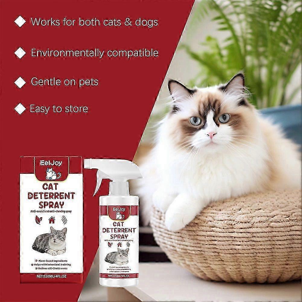 Advanced Cat Deterrent Spray - Plant-Based Anti-Scratch Anti-Chewing Spray, Behavioral Training Aid Spray