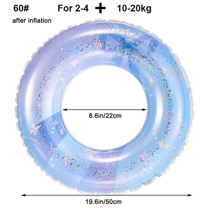 Surfing Sports for Swimming Ring Blue Butterfly Water Sport Accessory Swim Tube Pool Float Ring Swim Circle for Adult
