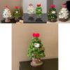 Hello Kitty Knitted Christmas Tree Artistic Ornament For Holiday Home Decor