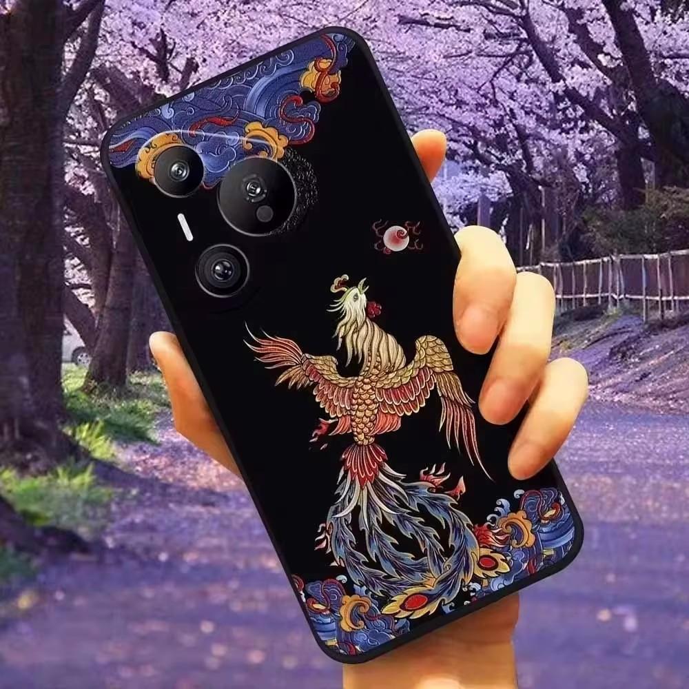 For Google Pixel 3 / Pixel 4 / Pixel 5 Case 3D Flower Relief Silicone Emboss Back Covers for Google Pixel 5 Cases Soft Cartoon