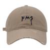 Embroidery Letter Baseball Hat for Girl Long Brims Fisherman Hat Teens Sunproof Peaked Hat Adjust Open Top Sun Hat