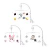 Baby Crib Mobile with Music & Rotating Toys Soft Plush Hanging Rattles for Newborns 0-3 Years Soothing Melodies for Nursery Stroller Bedtime