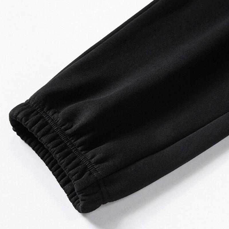 Pánské podzimní a zimní termo oblečení do posilovny, silné kalhoty, flexibilní streetwear a sametové ležérní tepláky, sportovní oblečení, tepláky pro muže