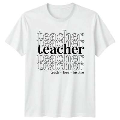 Teacher Teach Love Inspire TShirt Appreciation Teaching Gift For Him And Her