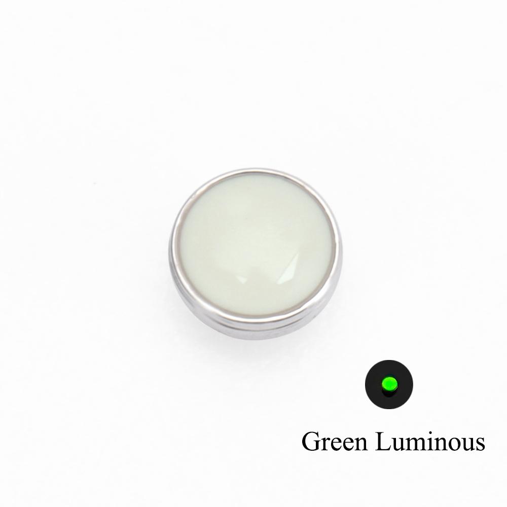 

Білі Бусини Синьо-Зелені Світні Керамічні Вставки Безеля Годинника 12 Годин Світіння Перлинна Крапка Модифікація Запчастини Запасні Аксесуари