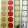 100 Stück 45mm Goldfolien-Prägeaufkleber mit gezacktem Rand für Diplome, Auszeichnungen, Zertifikate, Abschlussfeiern, Notare, Firmenstempel
