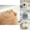 Soft Pp Cotton Cat Keychain Adorable Plush Kitty Bag Charm In Multiple Colors