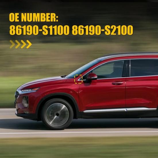 Left Fender Pillar Trim Mirror Corner Molding For  20-23 Hyundai Santa Fe EV