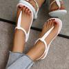 Casual Women's Shoes, Beach Sports Flat Sandals, Home Flip-flops for Outerwear