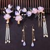 Tassel Chinese Style Hairpin Set Pearl Flower Hair Comb Hanfu Hair Stick Hair Accessories