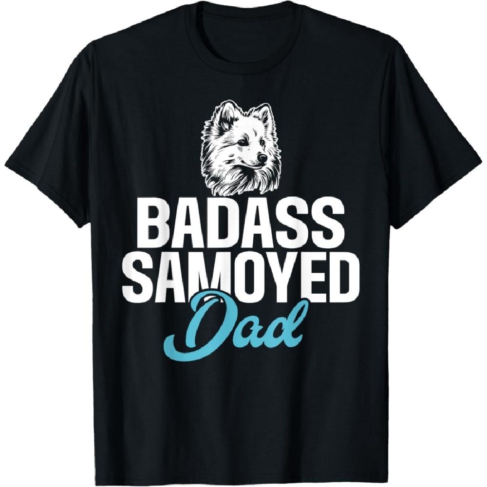 

Badass Samoyed Dad T-Shirt XXXXXL чёрный