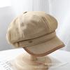 Autumn and winter new fashion octagonal hat children's trendy versatile British retro sunscreen beret