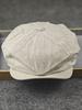 Spring and summer thin breathable big head circumference octagonal hat European and American style casual fashion trend forward hat simple solid color
