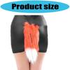 Foxes Tail,Faux Furs Wolf Foxes Cats Tail Fancy Dress Halloween Cosplay Costume Furry Foxes Tail Clip On Adult Kids
