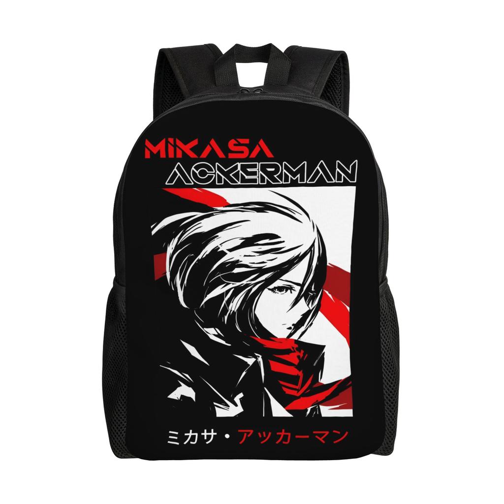 3D Printing Attack On Titans Backpack for Boys Girls Manga School College Travel Bags Women Men Bookbag Fits 15 Inch Laptop