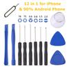 Professional 26 In 1 Cell Phone Repair Tool Kits Screwdrivers with Screen Opening Pry Bar Suction Cup for iPhone Samsung Xiaomi