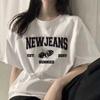 Kpop Band New-Jeans T-shirts EST Bunnies Printing Tee-shirt Graphic Tees Cotton Short Sleeve Women Men Tshirts Streetwear 2025
