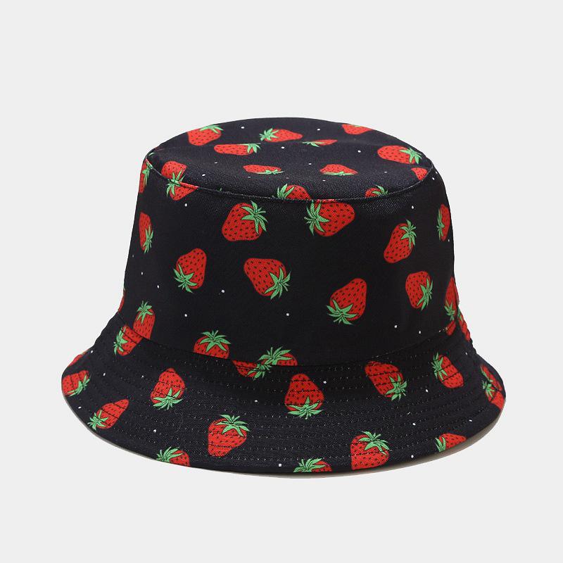 Unisex-Sonnenhut mit Fruchtmuster für Freizeitaktivitäten im Freien und Sommerreisen