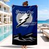 Bay Lightning Hockey Beach Towel, Super Soft Microfiber, Perfect Gift for Her/Him, Birthday, for Pool, Beach, Travel, Decor Beach Party
