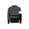 Sweter z blokami kolorów i logo OFF WHITE OMHE048E20KNI0010701