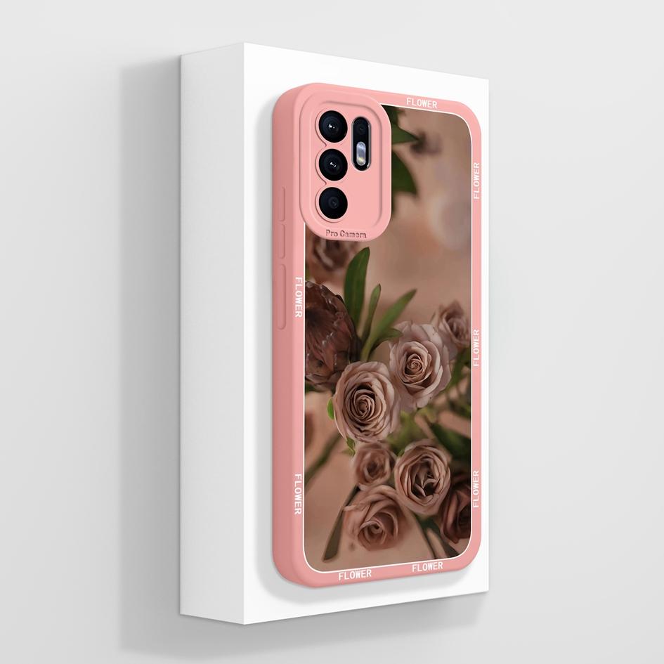 Hülle Für OPPO Reno6 6Z 7 7Z 8 8Z 10 Pro Plus Lite 4G 5G Niedliches Erdbeer-Bärenmuster Weiches Flüssigsilikon Hohe Qualität Rutschfestes Gehäuse Für OPPO Capa