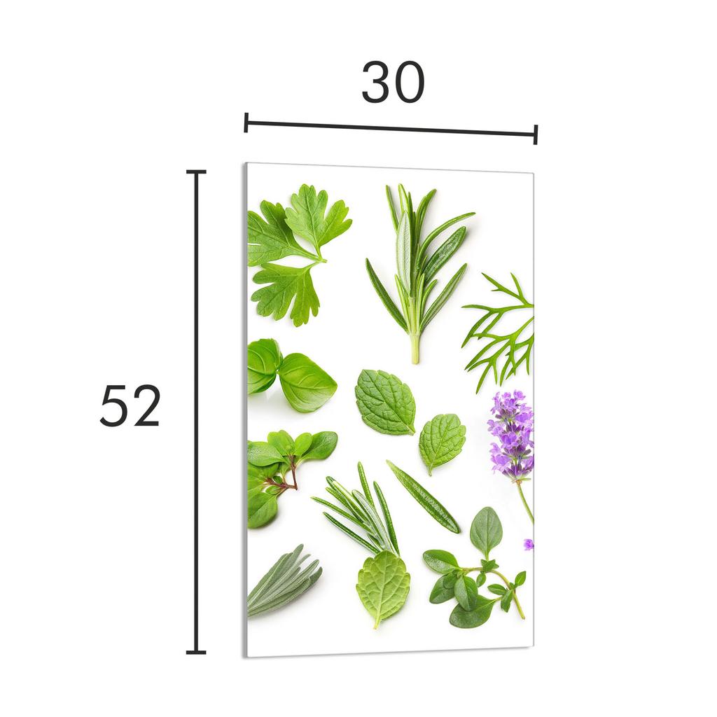 SZKLANA DESKA DO KROJENIA 30x52 Rośliny