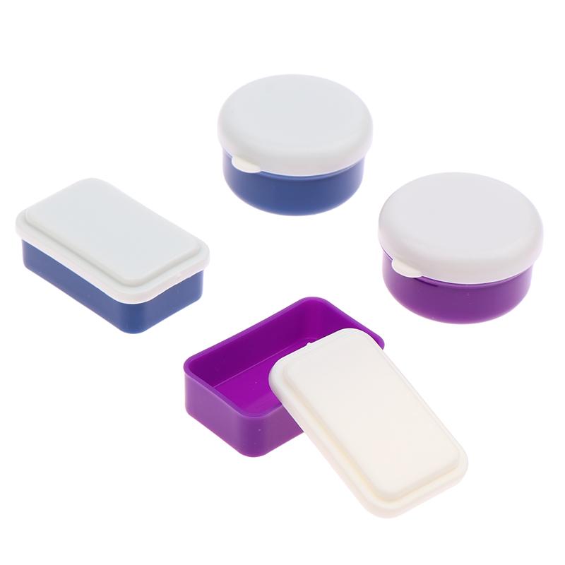 1:12 Dollhouse Miniature Lunch Box Simulation Plastic Storage Box Mini Fresh Keeping Box Food Toy Model Kitchen Tableware Decor