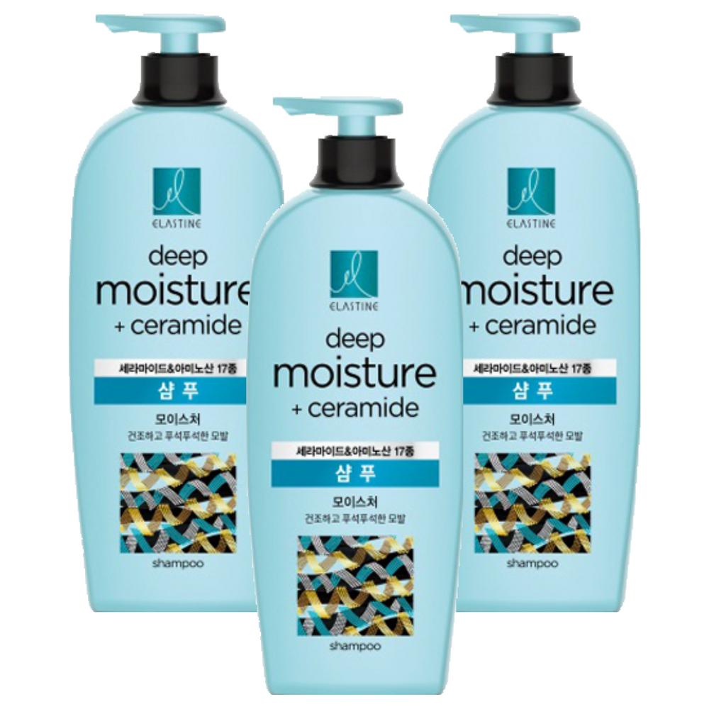 Elastin Ceramide Moisture Shampoo 680ml 3 pcs