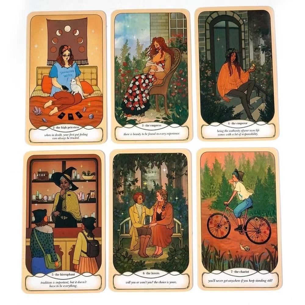 Cozy Witch Tarot Card Deck For Entertainment And Mind Skill Development