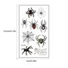 10 Pieces Stickers Sexy 3D Spider Embellishment Transfer Tattoos Halloween Role-playing Parties Women Kids