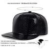 Unisex Python Pattern Leather Hip-Hop Hats Spring Autumn Outdoor Adjustable Casual Baseball Caps Sunscreen Hat
