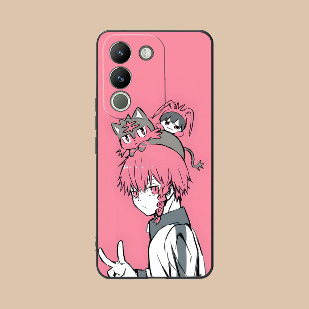 Blue Lock Ranze Kurona Matte TPU Mobile Phone Case for VIVO V60 V50 V40 V30 V29 V27 V25 V23 Pro Lite 5G Colorful Printing Cover