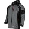Softshell Jacket With Hood, Gray-Black-Red, "", Ce, Lahti