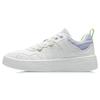 Li Ning Xingchu Bequem Und Trendy Rutschfest Abriebfest Niedrig geschnitten Skateboard Schuhe Damen Weiß Lila AGCR316-2
