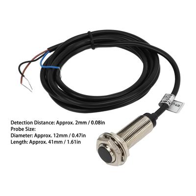4 tk 12 mm induktiivne läheduslüliti PNP 3 juhe, tavaliselt avatud IP67 EI kontakti lähedusanduriga 6-36 V