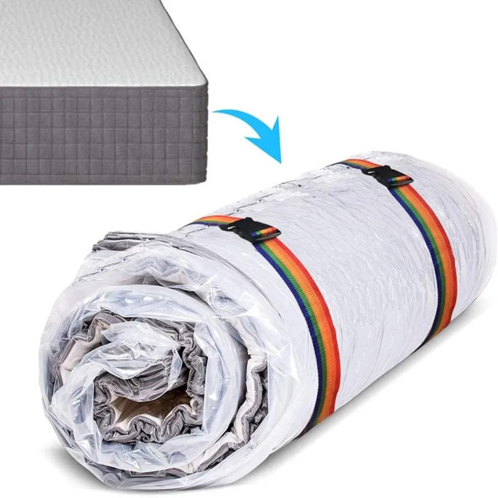 Storage Mattress Vacuum Storage Bag for Moving - Vacuum Seal Mattress Bag with Straps for Easy Moving, Shipping and Storing