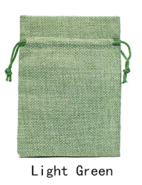 10Pcs/Lot Drawstring Natural Burlap Bag Jute Gift Bags Multi Size Jewelry Packaging Wedding Bags with Candy Bag Wholesales
