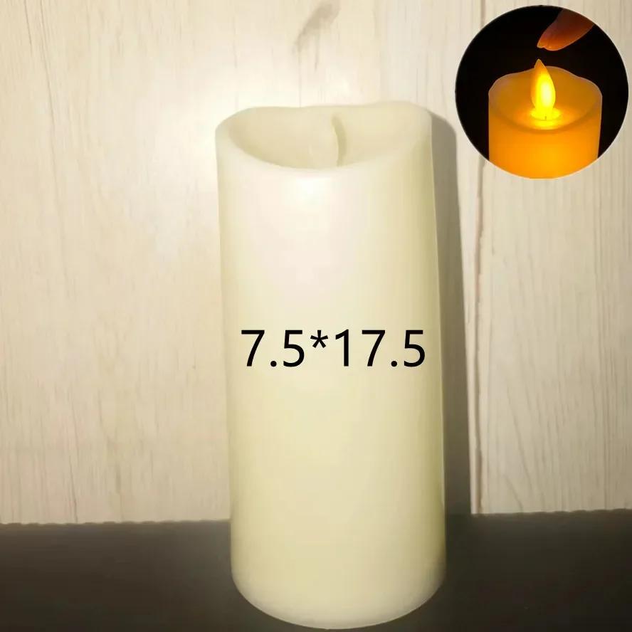 LED Battery Portable Candle Light Swinging Flameless Holiday Birthday Party Wedding Bedroom Decoration Supplies Light Fixtures