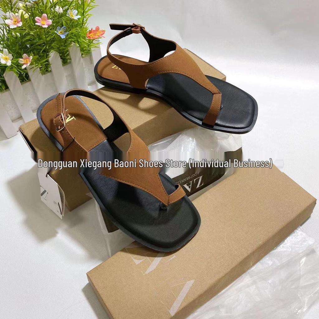 2025 Spring/Summer Non-Slip Breathable Flat Sandals - Versatile, Comfortable African Style Women's Shoes